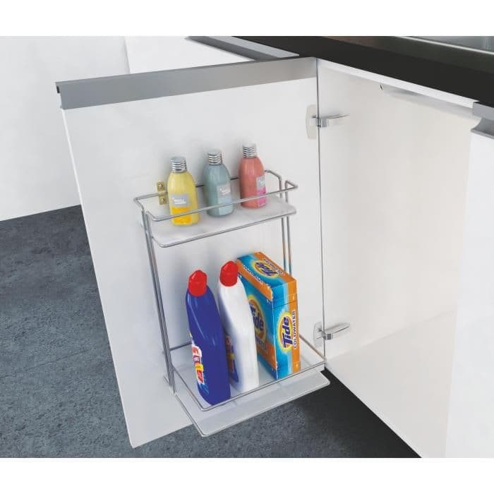 Hettich Stainless Steel Detergent Holder Cargo Series (Recommended shutter width 450 mm)
