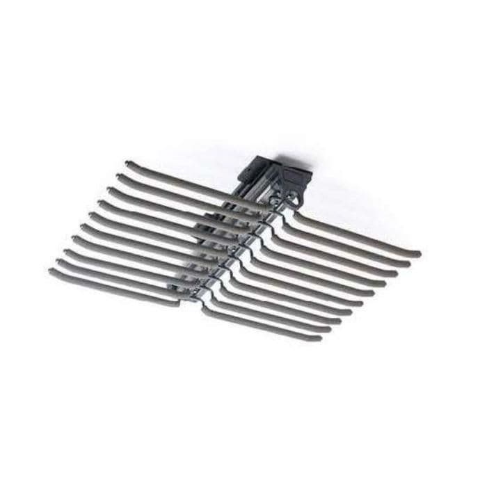 Hettich Top Mounted Pants Rack with Two Row 700 mm - Grey Finish