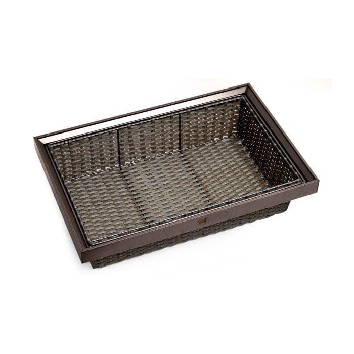 Hettich Rattan Lile Basket 600 mm - Mocha Finish