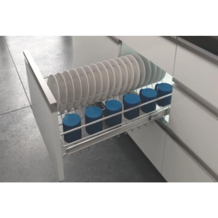 Hettich Stainless Steel Wire Basket CTM Cup And Saucer (17"x20"x4") Inch