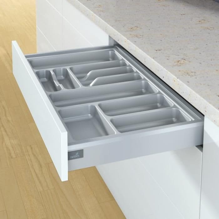 Hettich OrgaTray Trimmable (Fixed Partition Cutlery) 15 Inch
