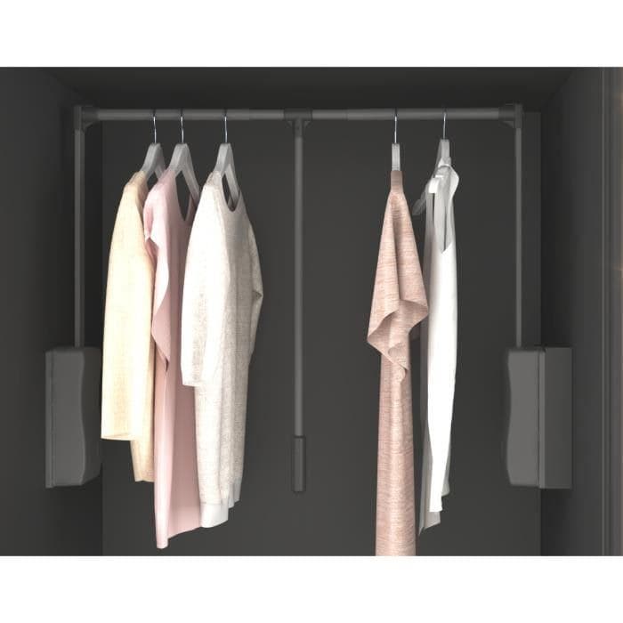 Hettich Wardrobe Lift 960 mm - Grey Finish 2