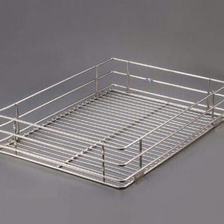 Ebco stainless steel wire basket (SS304) Plain (15 x 20 x 04) inch