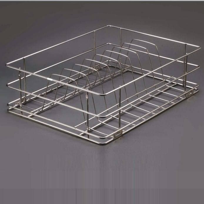 Ebco stainless steel wire basket (SS304) Thali ( 21 X 20 X 08) Inch