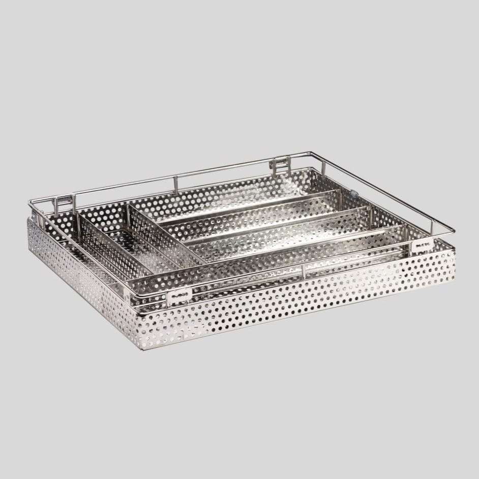 Ebco stainless steel wire basket (SS304) Cutlery (15 x 20 x 04) inch