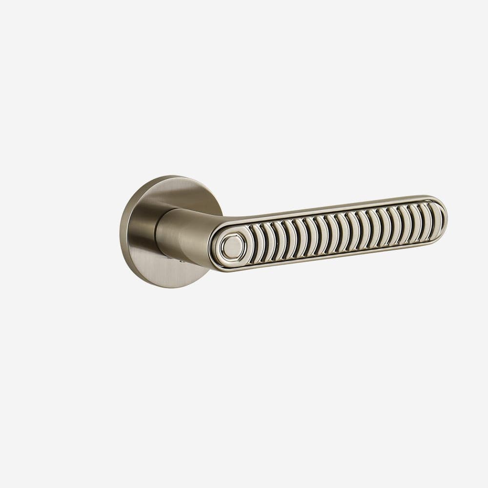 Dorset Door handle Satin Silve