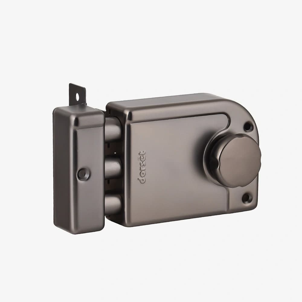 Dorset Trio lock Dead Bolt Key and Knob (Titanium Matt )