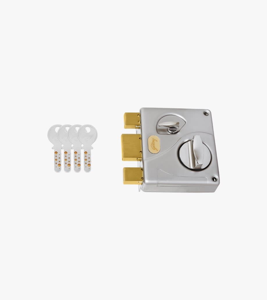 Tribolt Ultra 1CK Deadbolt Satin Nickle 2