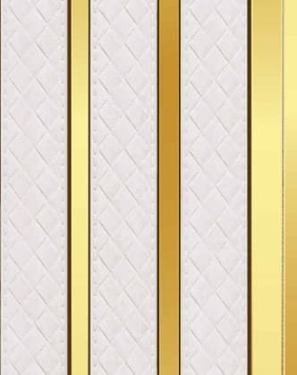 GL 5101 White with Metallic Gold (9.5ft X 7")