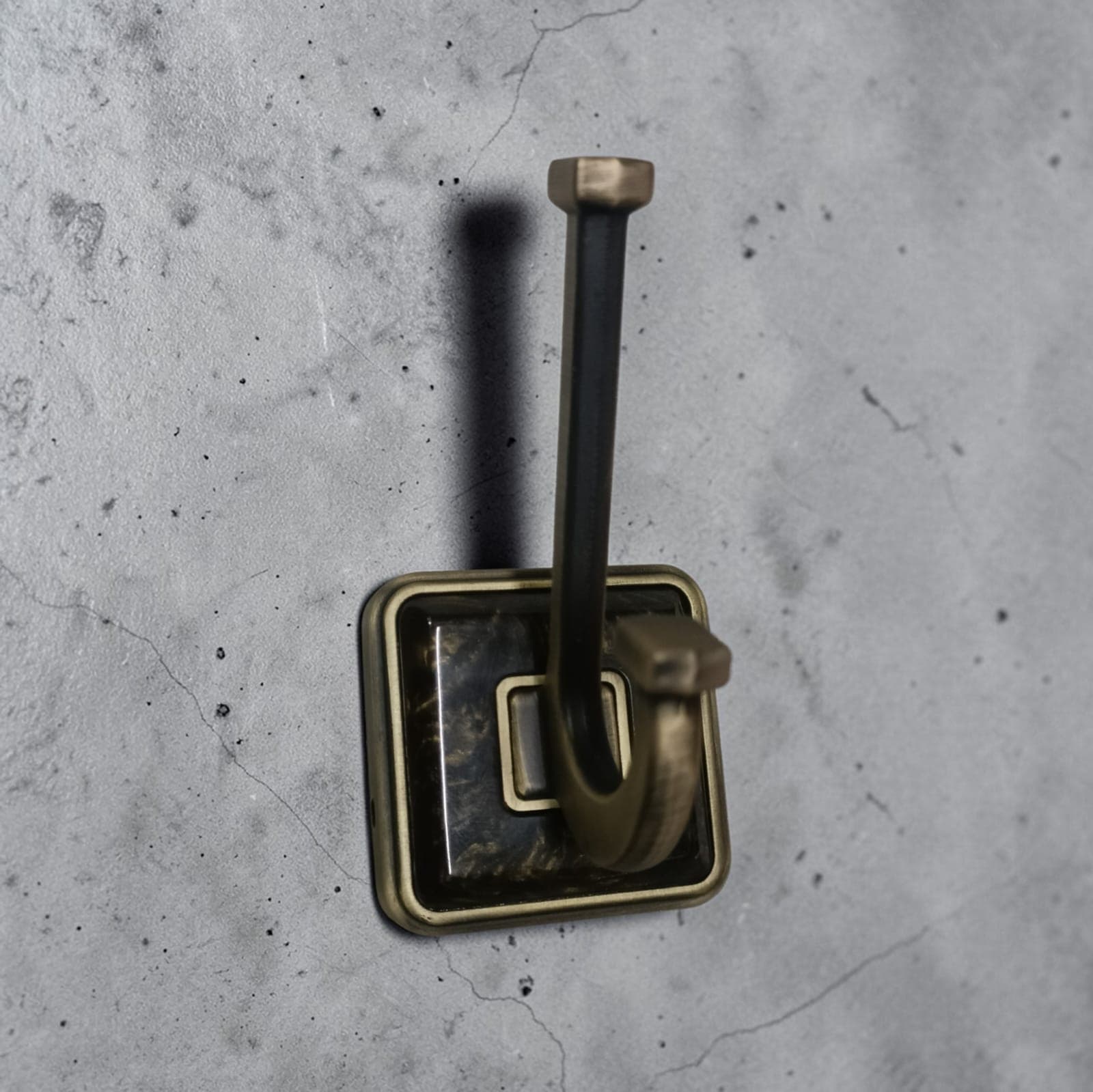 Antique Finish Wall Hook with Decorative Base