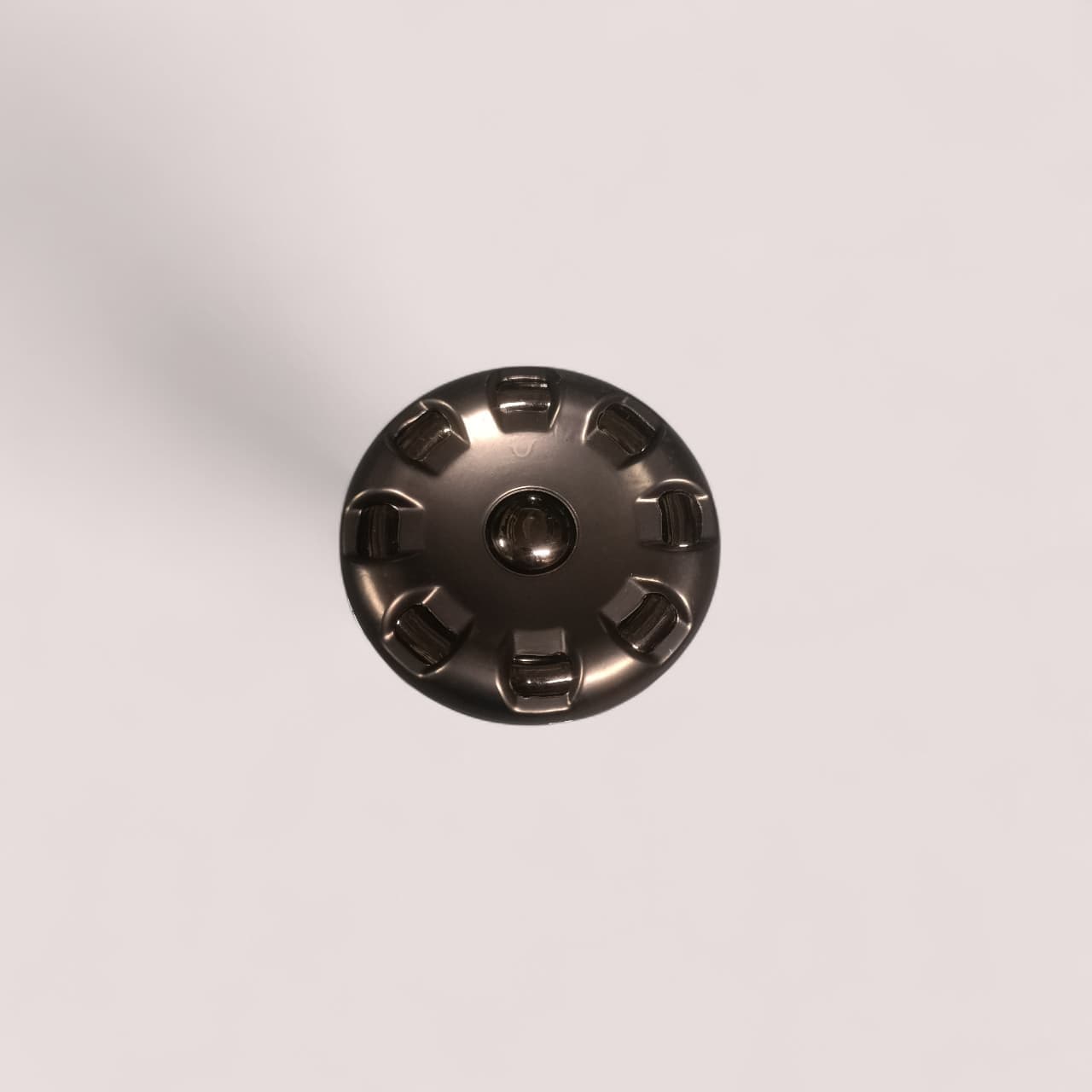 Round Cabinet & Drawer Knob with Grip Design | Gunmetal Finish Metal Furniture Knob