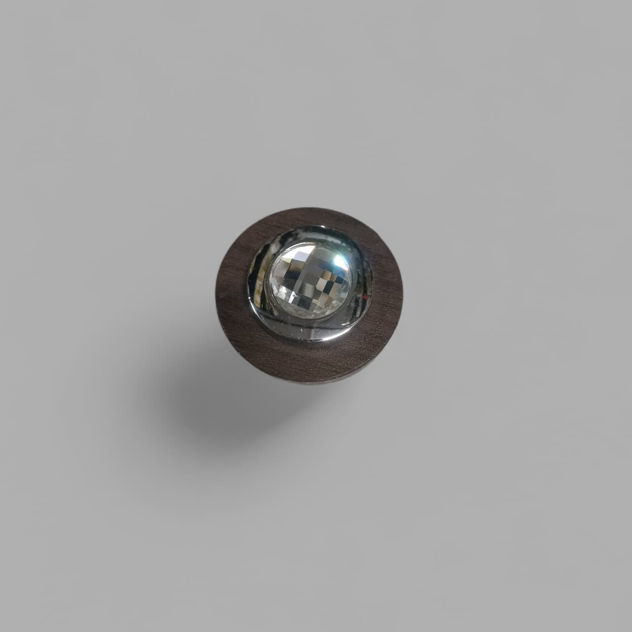 Crystal Wood Knob