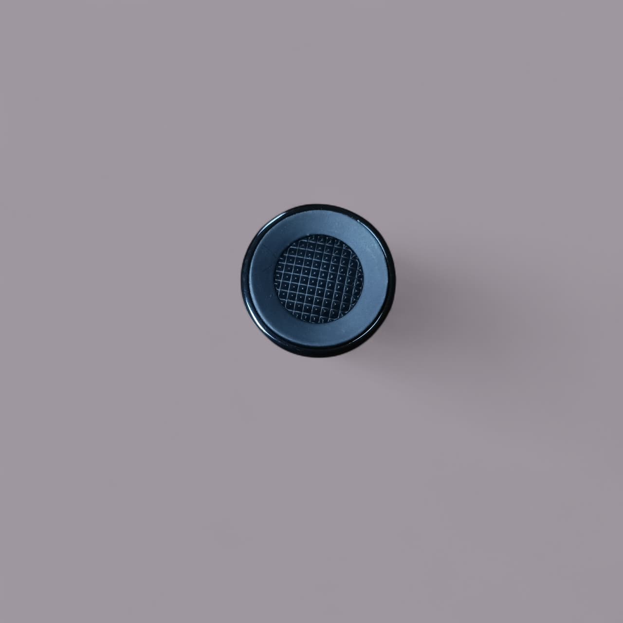 Matte Black Textured Round Knob