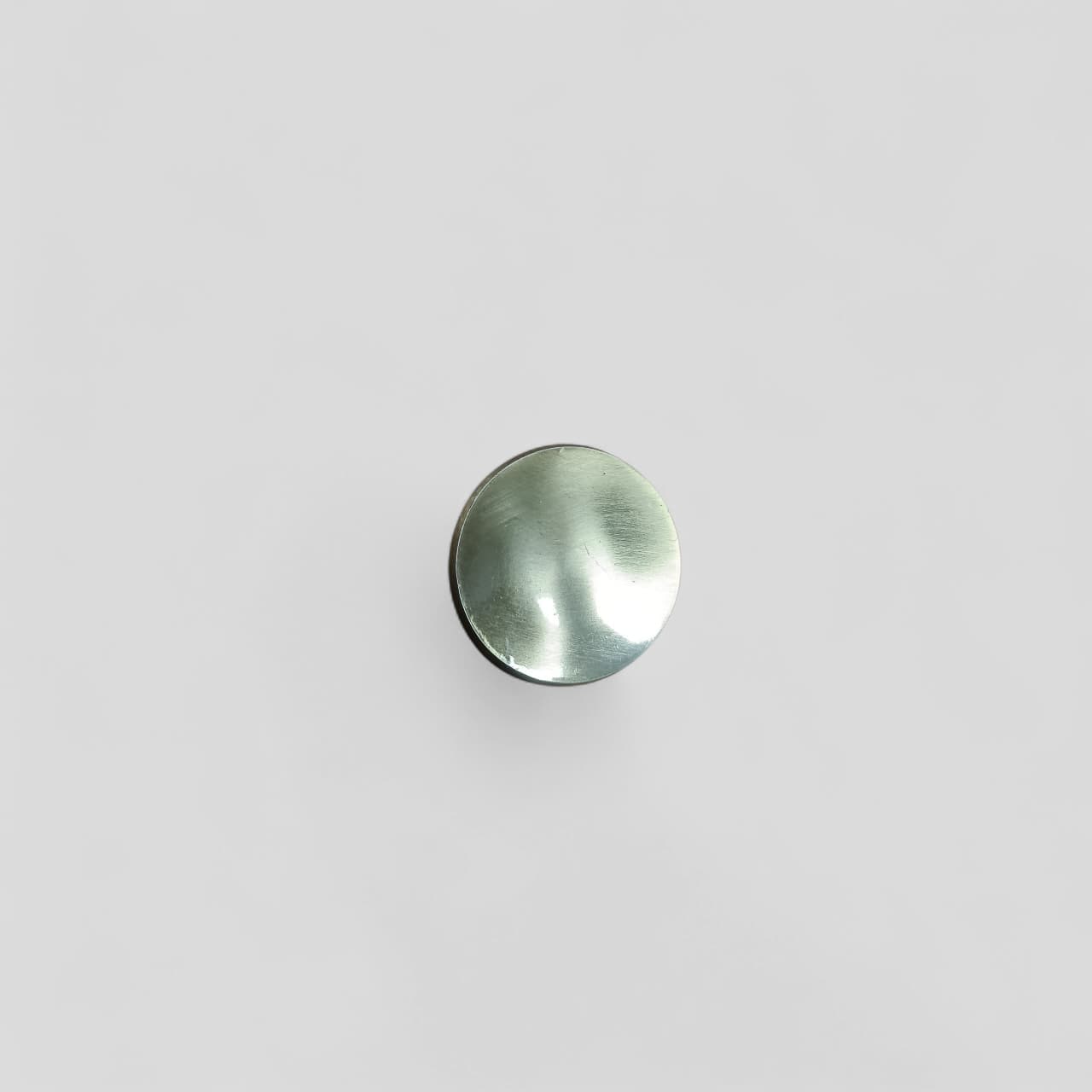 Round Metal Cabinet Knob (Polished Finish)