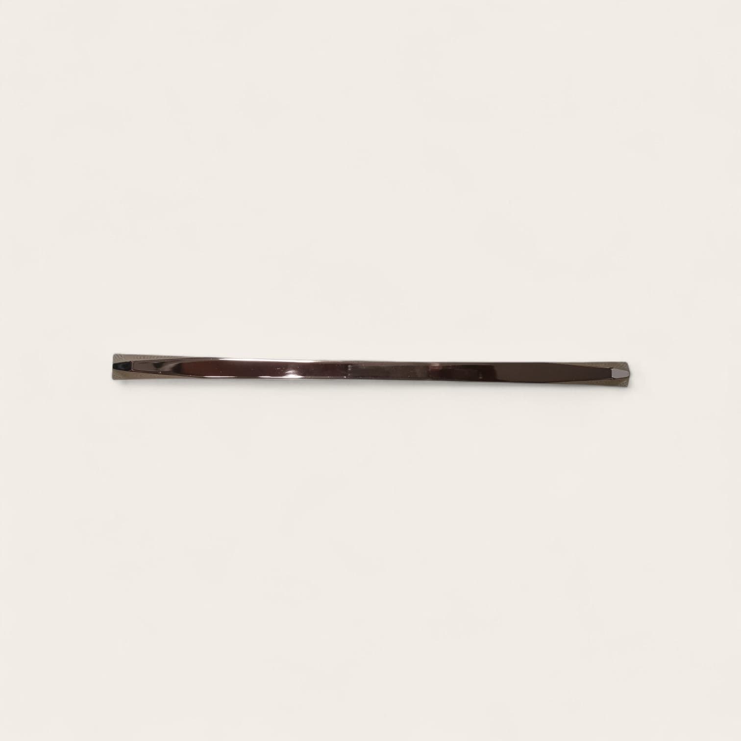 Rose Gold Faceted Slim Cabinet Handle 4 inch