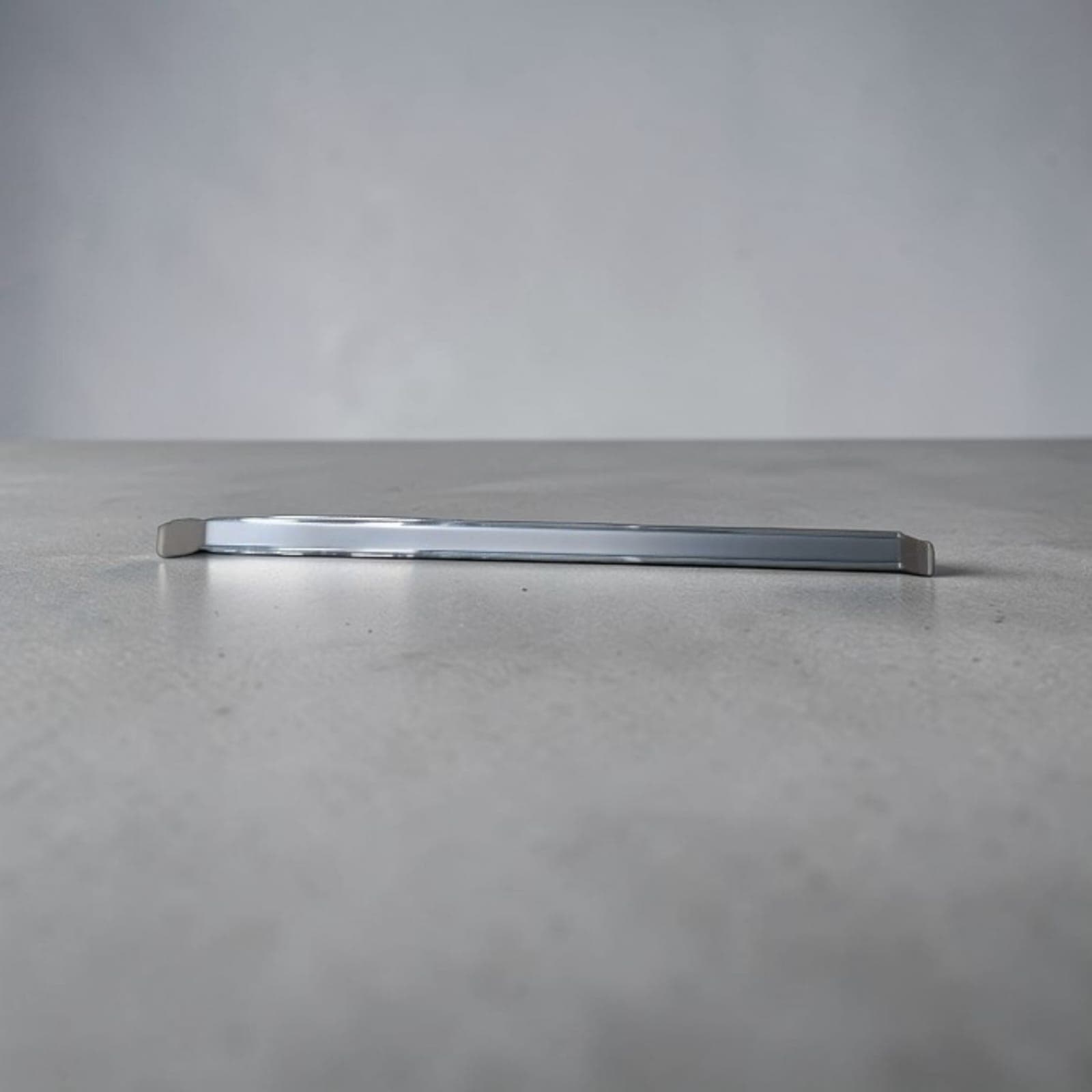 Brushed Silver Edge Profile Cabinet Handle 4 inch